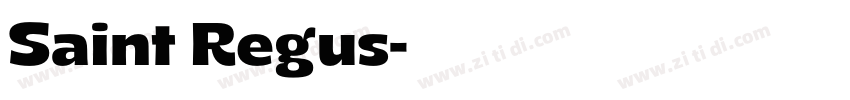 Saint Regus字体转换